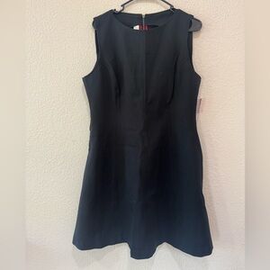 Spanx perfect fit and flare black dress